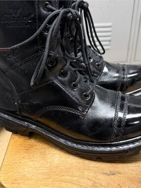 Black Lace-Up Men's Tactical Boots